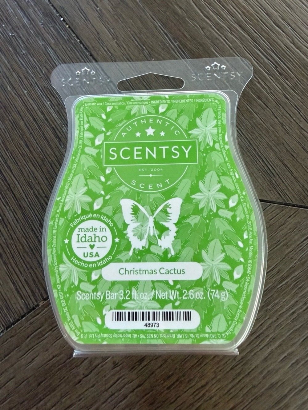Scentsy Christmas Cactus Wax Bar